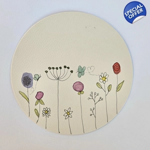 Ronde line art kaart