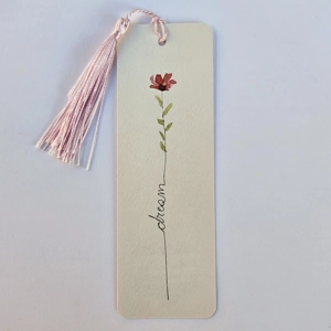 Boekenlegger met kwastje