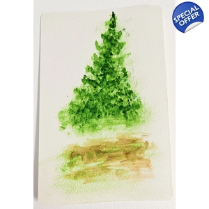 Abstracte dennenboom