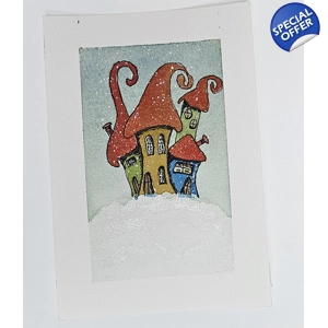 Sprookjeshuizen in de Sneeuw