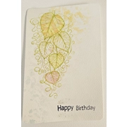 WK-210 Glitter verjaardagskaart vines