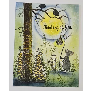 WK-293 Mixed media kaart Vriendschap & Warmte