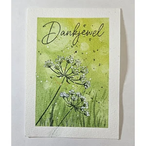WK-328 Aquarelkaart Witte Bloemen