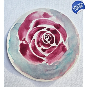 Ronde bloemenkaart 3 + 1 gratis