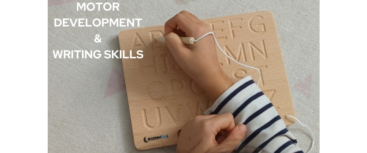 CosmoKool Alphabet Cursive Tracing Board Montessori Homeschool (1)