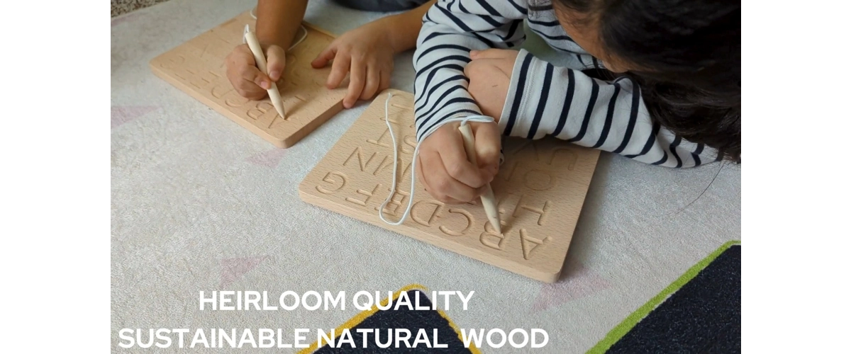 CosmoKool Alphabet Cursive Tracing Board Montessori Homeschool