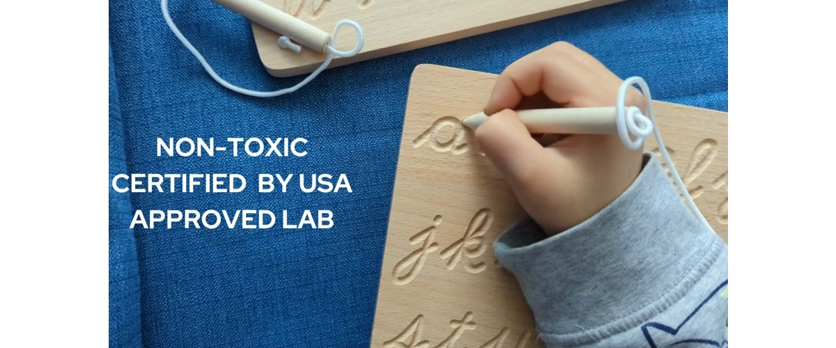 CosmoKool Alphabet Cursive Tracing Board Montessori Homeschool