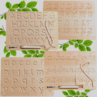 2Pack Cursive + Print Alphabet Tracing Board | Reversible.. 2Pack Cursive + Print Alphabet Tracing Board | Reversible..