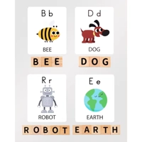 Alphabet Spelling | i can Read | Movable Alphabet Spelling Game with Flash Cards