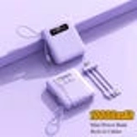 Power Bank 10000mAh con Cables Integrados Power Bank 10000mAh con Cables Integrados