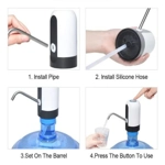 Dispensador de Agua Automático Recargable - Bomba Eléctrica para Bidones de Hasta 20L Dispensador de Agua Automático Recargable - Bomba Eléctrica para Bidones de Hasta 20L