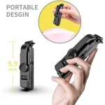 Palo de Selfie Inalámbrico con Trípode, Luz LED y Mando Bluetooth – Profesional, Compacto y Plegable Palo de Selfie Inalámbrico con Trípode, Luz LED y Mando Bluetooth – Profesional, Compacto y Plegable