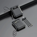 Power Bank 10000mAh con Cables Integrados Power Bank 10000mAh con Cables Integrados