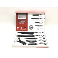 Juego de cuchillos premium con revestimiento de cerámica - 6 piezas