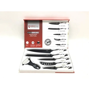 Juego de cuchillos premium con revestimiento de cerámica - 6 piezas