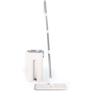 Fregona 360° con Cubo Comfort Flat Mop