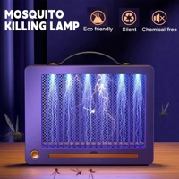 Lámpara Antimosquitos Eléctrica Recargable Blanca - Trampa..