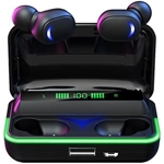 Auriculares Bluetooth 5.3 Inalámbricos - HiFi Estéreo con Micrófono, Pantalla LED e IPX7 a Prueba de Auriculares Bluetooth 5.3 Inalámbricos - HiFi Estéreo con Micrófono, Pantalla LED e IPX7 a Prueba de