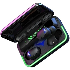 Auriculares Bluetooth 5.3 Inalámbricos - HiFi Estéreo con Micrófono, Pantalla LED e IPX7 a Prueba de