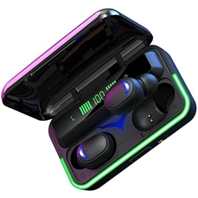 Auriculares Bluetooth 5.3 Inalámbricos - HiFi Estéreo con Micrófono, Pantalla LED e IPX7 a Prueba de Auriculares Bluetooth 5.3 Inalámbricos - HiFi Estéreo con Micrófono, Pantalla LED e IPX7 a Prueba de