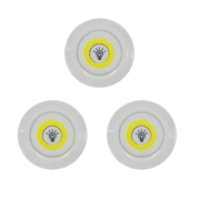 Juego de 3 Mini Lámparas LED para Interior con Control Remoto - Iluminación Flexible y Fácil Instala