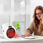 Mini Estufa Calentador Eléctrico 1350W - Enchufe Calefactor con Mando a Distancia y Pantalla LED Mini Estufa Calentador Eléctrico 1350W - Enchufe Calefactor con Mando a Distancia y Pantalla LED