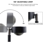 Lámpara de Proyección LED Puesta de Sol y Arcoíris – Luz Ambiental Giratoria 180° para Dormitorio, F Lámpara de Proyección LED Puesta de Sol y Arcoíris – Luz Ambiental Giratoria 180° para Dormitorio, F