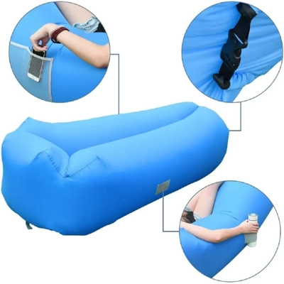 Sofá Inflable Portátil Impermeable con Cojines – Ideal para Camping, Playa, Piscina y Fiestas Sofá Inflable Portátil Impermeable con Cojines – Ideal para Camping, Playa, Piscina y Fiestas