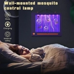 Lámpara Antimosquitos Eléctrica Recargable Blanca - Trampa Silenciosa con Luz UV, Interior y Exterio Lámpara Antimosquitos Eléctrica Recargable Blanca - Trampa Silenciosa con Luz UV, Interior y Exterio