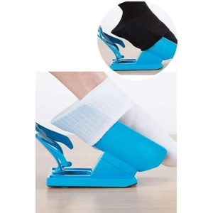 Asistente para Poner y Quitar Calcetines con Mango Largo y Calzador Incorporado