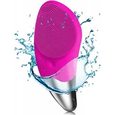 Cepillo Limpiador Facial Eléctrico - Masajeador Exfoliante de Silicona Recargable para Belleza y Cui Cepillo Limpiador Facial Eléctrico - Masajeador Exfoliante de Silicona Recargable para Belleza y Cui