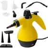 Vaporeta de Limpieza de Mano Portátil Multiusos - Con 9 Accesorios para Todo Tipo de Superficies