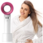 Ventilador Portátil sin Aspas - Mini Enfriador de Mano Recargable USB con 3 Velocidades Ventilador Portátil sin Aspas - Mini Enfriador de Mano Recargable USB con 3 Velocidades