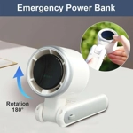 Mini Ventilador Turbo de Mano Plegable con Pantalla LED – 5 Velocidades, 180° Ajustable, Recargable Mini Ventilador Turbo de Mano Plegable con Pantalla LED – 5 Velocidades, 180° Ajustable, Recargable