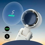 Mini Ventilador Turbo de Mano Plegable con Pantalla LED – 5 Velocidades, 180° Ajustable, Recargable Mini Ventilador Turbo de Mano Plegable con Pantalla LED – 5 Velocidades, 180° Ajustable, Recargable