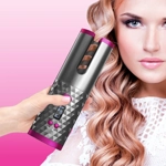 Rizador de Pelo Automático Inalámbrico - Rizador de Cerámica USB Portátil para Rizos Duraderos Rizador de Pelo Automático Inalámbrico - Rizador de Cerámica USB Portátil para Rizos Duraderos