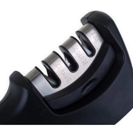 Afilador de Cuchillos Profesional - Sistema de Afilado en 3 Etapas para Cuchillos de Acero, Cerámica Afilador de Cuchillos Profesional - Sistema de Afilado en 3 Etapas para Cuchillos de Acero, Cerámica
