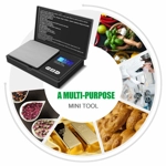 Báscula Digital de Precisión 500g x 0.01g – Compacta, Portátil y Multifunción Báscula Digital de Precisión 500g x 0.01g – Compacta, Portátil y Multifunción