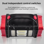 Foco LED Solar Recargable – Linterna de Camping con 4 Modos de Luz, Impermeable IP44, Gran Angular, Foco LED Solar Recargable – Linterna de Camping con 4 Modos de Luz, Impermeable IP44, Gran Angular,