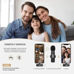 Micrófono Inalámbrico K9 para Móviles - Compatible con iPhone y Android - Calidad Profesional para V Micrófono Inalámbrico K9 para Móviles - Compatible con iPhone y Android - Calidad Profesional para V