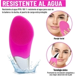 Cepillo Limpiador Facial Eléctrico - Masajeador Exfoliante de Silicona Recargable para Belleza y Cui Cepillo Limpiador Facial Eléctrico - Masajeador Exfoliante de Silicona Recargable para Belleza y Cui