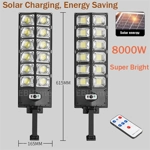 Lámpara Solar para Exteriores con Sensor de Movimiento - Farolas Solares Impermeables para Jardín y Lámpara Solar para Exteriores con Sensor de Movimiento - Farolas Solares Impermeables para Jardín y