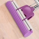 Fregona de Doble Rodillo PVA - Fregona Telescópica con Cabeza de Esponja Súper Absorbente y Cubos Se Fregona de Doble Rodillo PVA - Fregona Telescópica con Cabeza de Esponja Súper Absorbente y Cubos Se