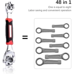 Llave Universal 48 en 1 - Herramienta Multifuncional para Reparación de Automóviles y Bricolaje Llave Universal 48 en 1 - Herramienta Multifuncional para Reparación de Automóviles y Bricolaje