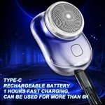 Mini Afeitadora Eléctrica Portátil Storm Shaver 2023 - Afeitadora Potente Recargable USB Mini Afeitadora Eléctrica Portátil Storm Shaver 2023 - Afeitadora Potente Recargable USB