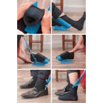 Asistente para Poner y Quitar Calcetines con Mango Largo y Calzador Incorporado Asistente para Poner y Quitar Calcetines con Mango Largo y Calzador Incorporado