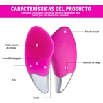 Cepillo Limpiador Facial Eléctrico - Masajeador Exfoliante de Silicona Recargable para Belleza y Cui Cepillo Limpiador Facial Eléctrico - Masajeador Exfoliante de Silicona Recargable para Belleza y Cui