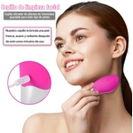 Cepillo Limpiador Facial Eléctrico - Masajeador Exfoliante de Silicona Recargable para Belleza y Cui Cepillo Limpiador Facial Eléctrico - Masajeador Exfoliante de Silicona Recargable para Belleza y Cui