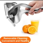 Exprimidor Manual de Frutas en Acero Inoxidable - Exprimidor de Limón y Naranja con Filtro Desmontab Exprimidor Manual de Frutas en Acero Inoxidable - Exprimidor de Limón y Naranja con Filtro Desmontab