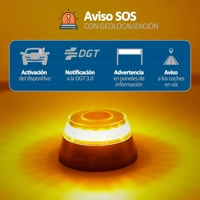 EBOX Luz Emergencia V16 Homologada DGT con Geolocalización..